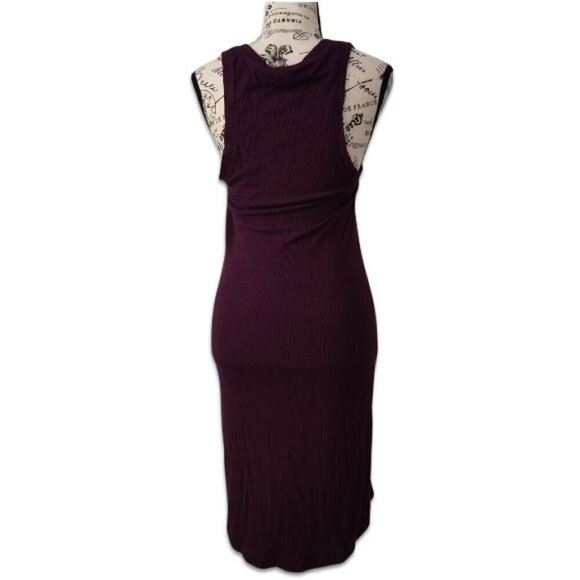 Victoria’s Secret Sheath Sleeveless Dress Racerback Eggplant Purple Size Medium - Picture 2 of 6